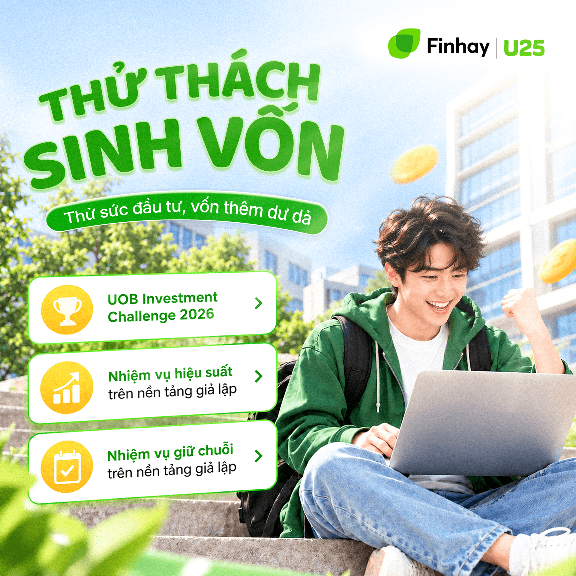 Khám phá Finhay U25 Challenge: Sân chơi đầu tư chứng khoán giả lập – Nhận tiền thật cho Gen Z