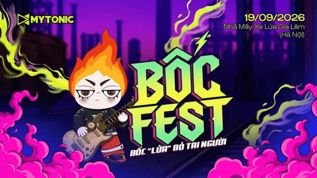 Toàn tập kinh nghiệm đu concert BỐC FEST 19/09/2026: Đêm hội nhạc Rock với dàn Line-up cực khủng