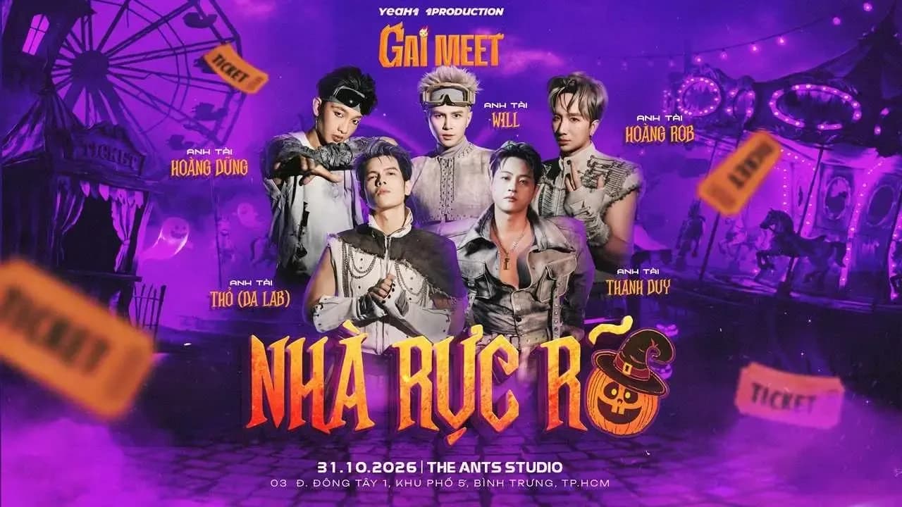 Toàn tập kinh nghiệm đu Gai Meet - Nhà Rực Rỡ 31/10/2026 từ A - Z