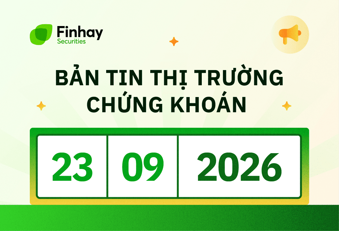 Bản tin chứng khoán 23/09: VN-Index “quay xe” giảm hơn 15 điểm