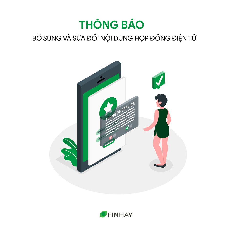 [Thông báo] Bổ sung và sửa đổi nội dung hợp đồng điện tử